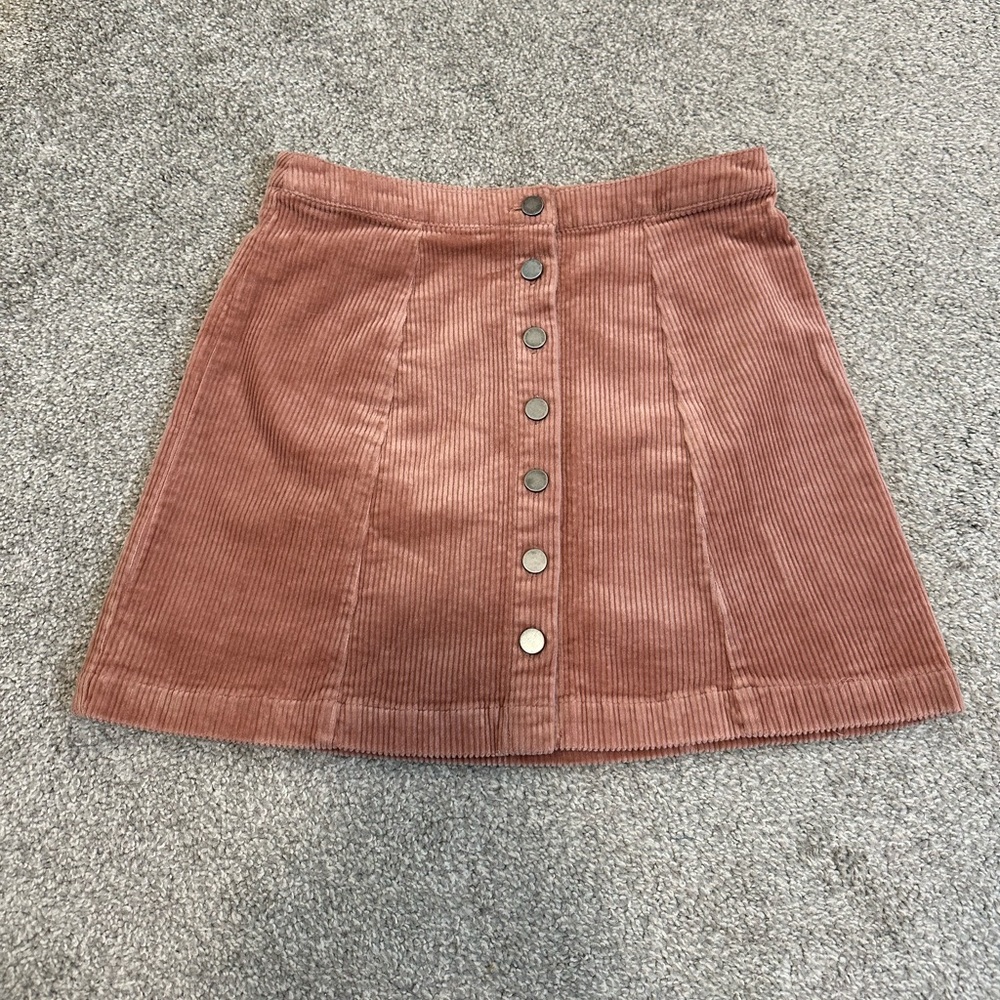 Forever 21 Mauve Corduroy Skirt Size Small
